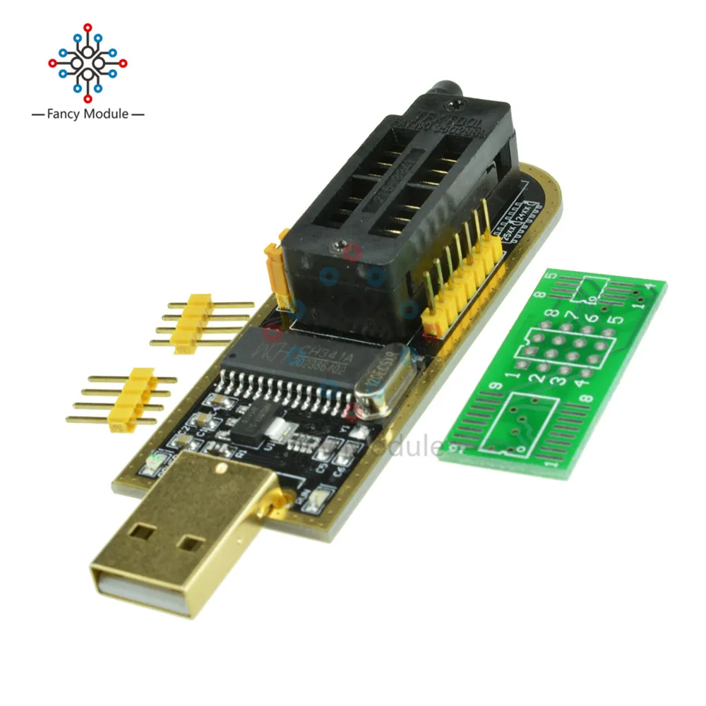 CH341A 24 25 серия EEPROM Flash BIOS USB программатор с программным обеспечением и