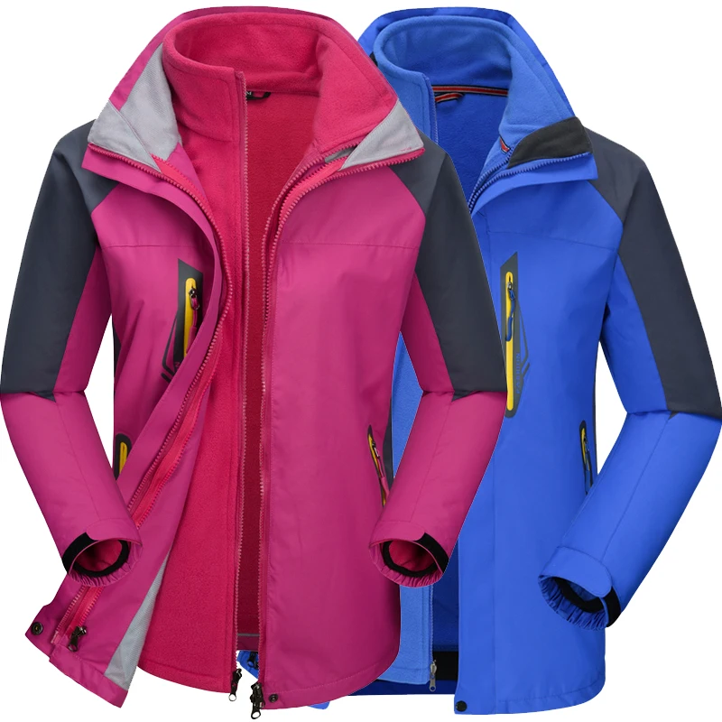 Новинка мужская и женская зимняя куртка Походное пальто уличная Теплая Флисовая