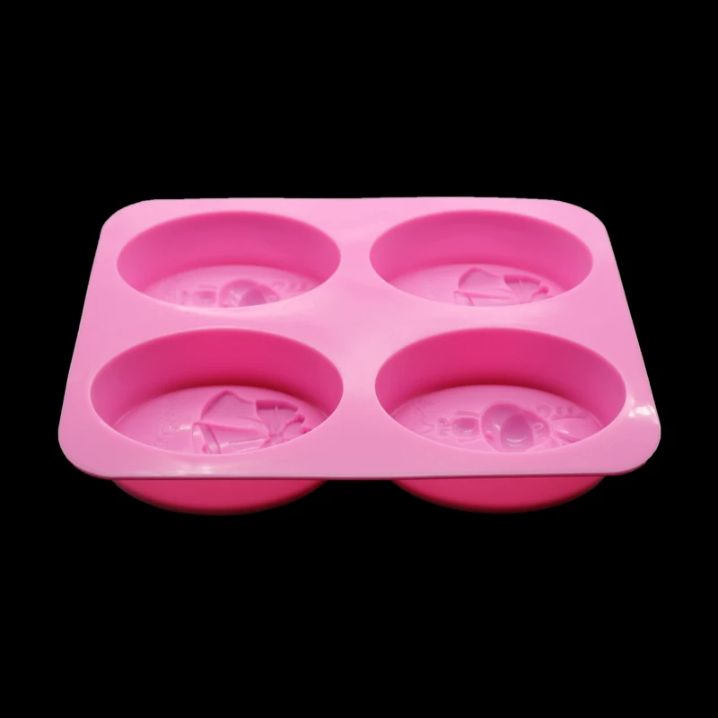 Колокольчик силиконовая форма для мыла с оленем кухонные принадлежности