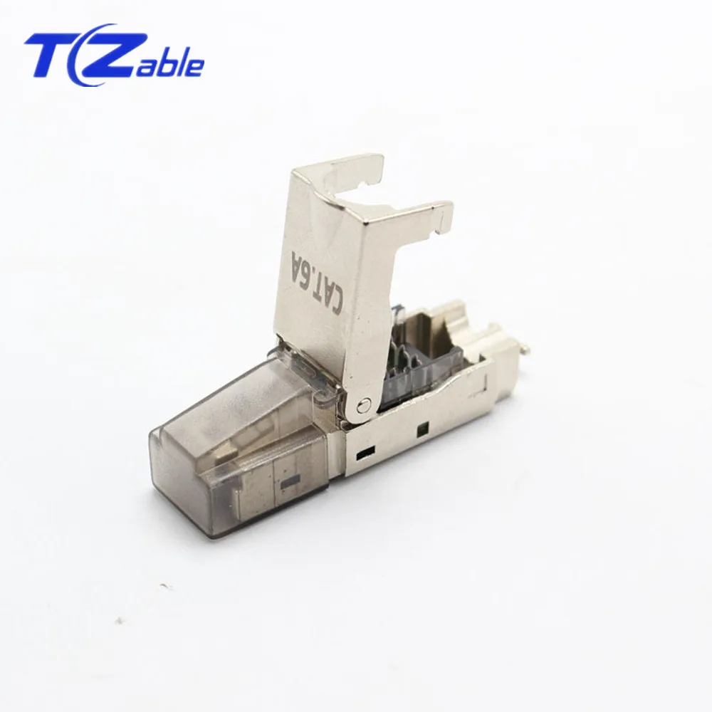 2 шт. адаптер для Ethernet RJ45 CAT6A с защитой от кристаллов| |