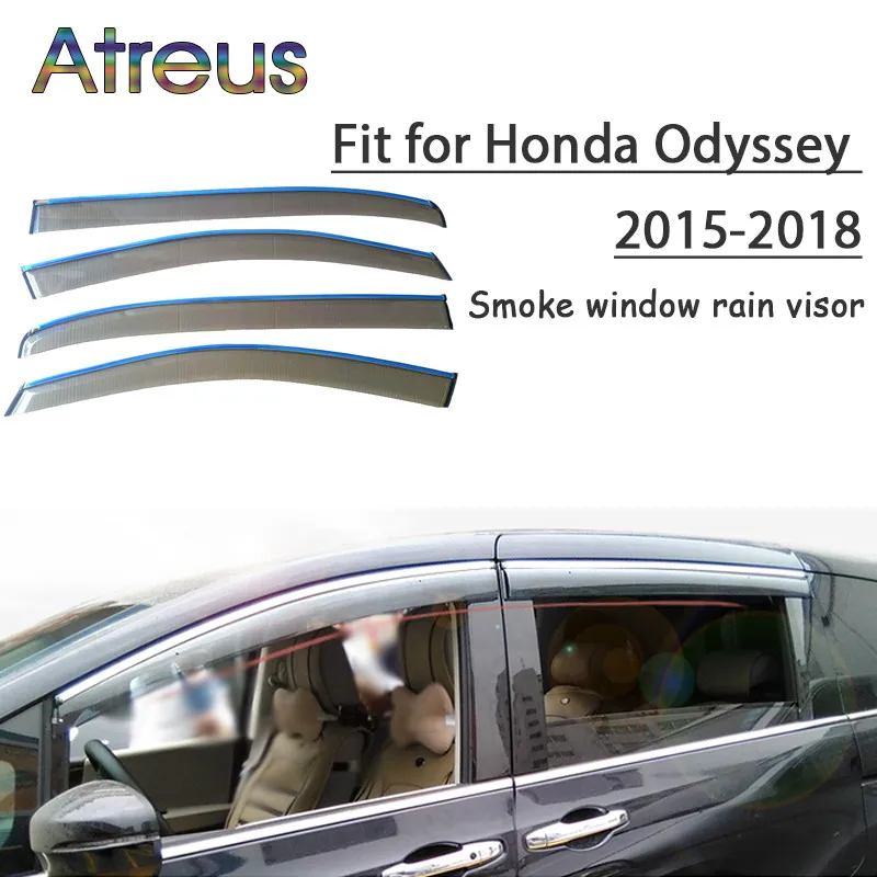 

Atreus 1 комплект ABS дождевой дымовой козырек для Honda Odyssey 2015 2016 2017 аксессуары