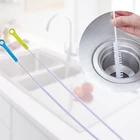 Новые творческие Кухня инструменты Кухня щетка для чистки канализации раковина ванна туалет драги очиститель труба гибкая чистящая щетка для туалета инструмент