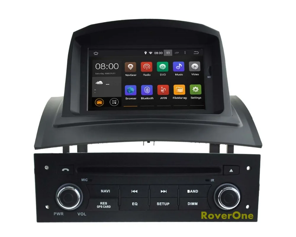 Для Renault Megane 2 II Fluence HD 1080 P 4 ядра Android 8 1 Автомобиль Радио DVD gps навигации для СБ Navi