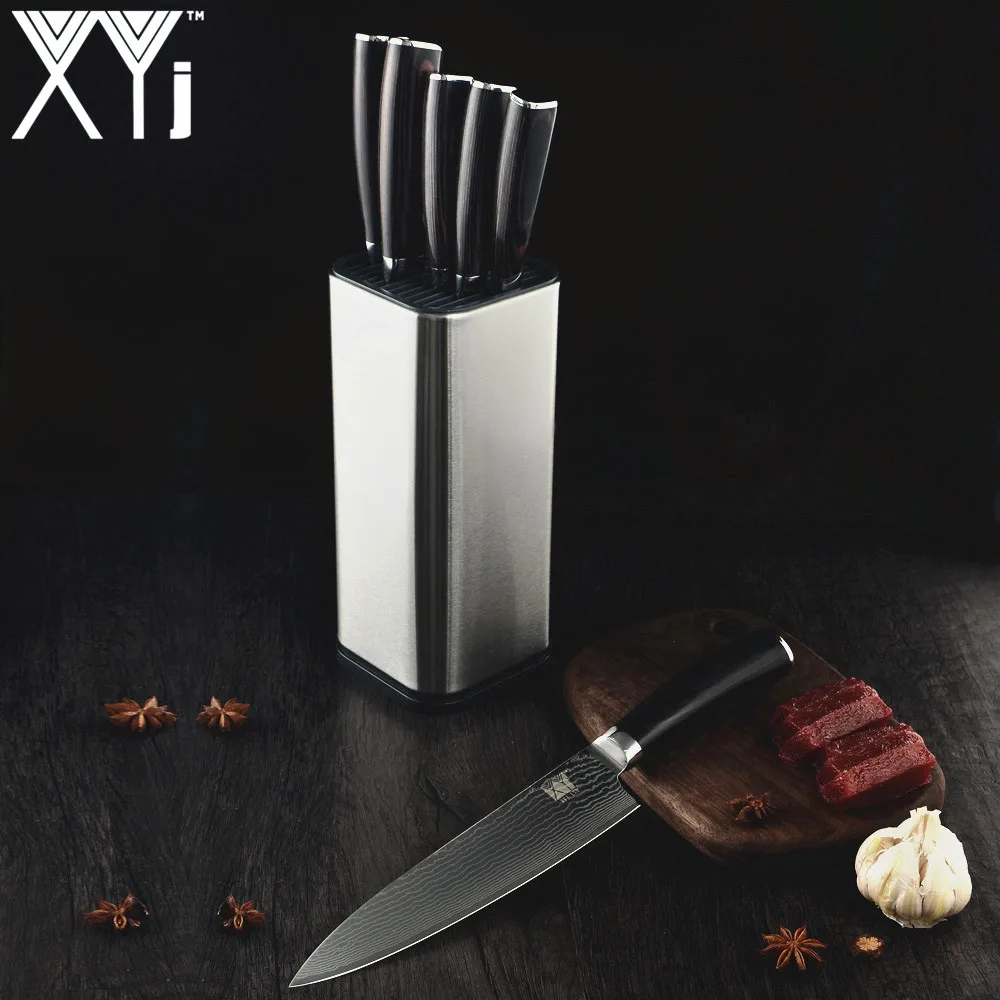 Новое поступление 2018 XYj кухонный нож 3 5 дюймов 7 8 Дамасские Ножи VG10 Core японские