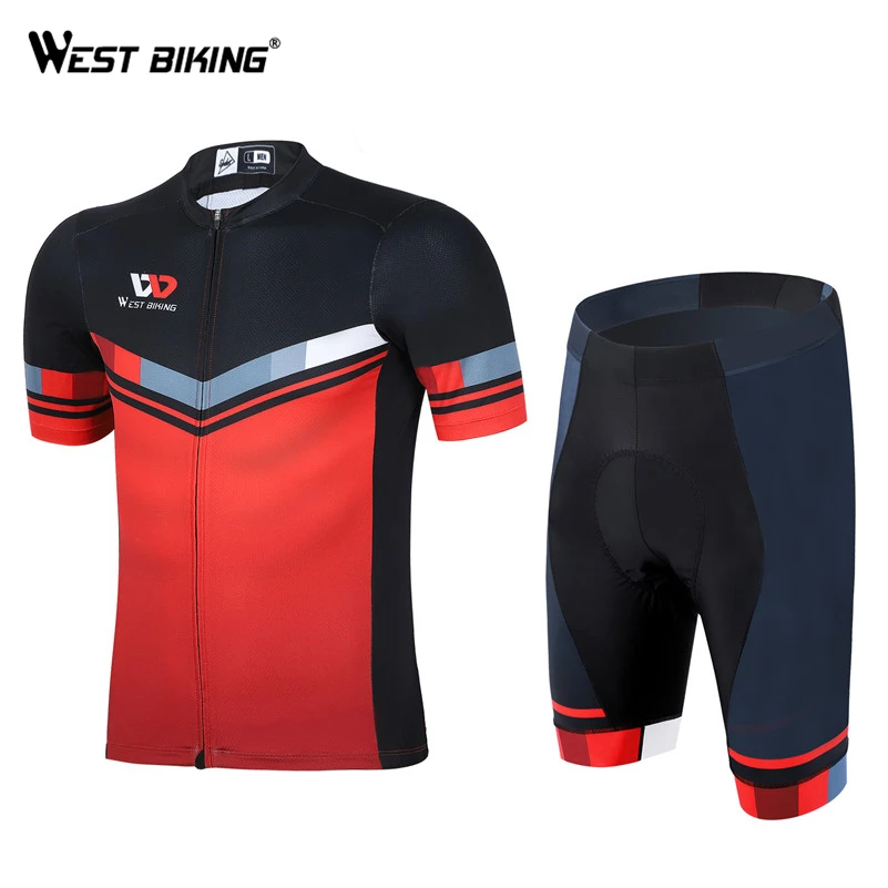 Велосипедные комплекты WEST BIKING из джерси 2019 дышащая летняя одежда велосипедная