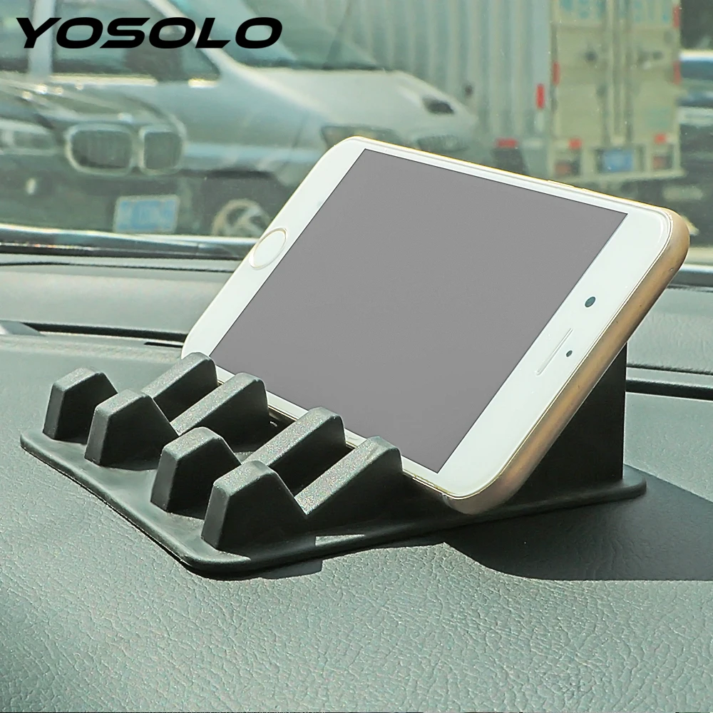 Противоскользящий автомобильный коврик YOSOLO липкий Волшебный держатель GPS