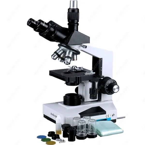 Тринокулярный микроскоп затемненное поле амскоп 40X 1000X|microscope pc|microscope wholesalemicroscope