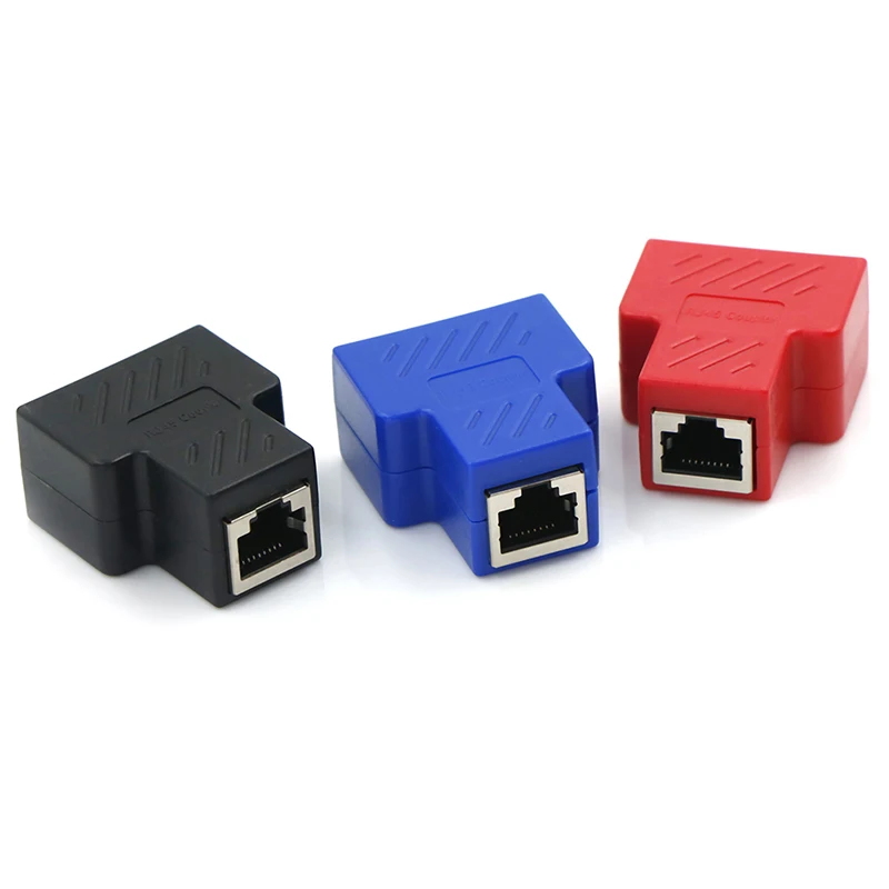 Разветвитель RJ45 для печатной платы адаптер сварки цвет синий/черный/красный от 1