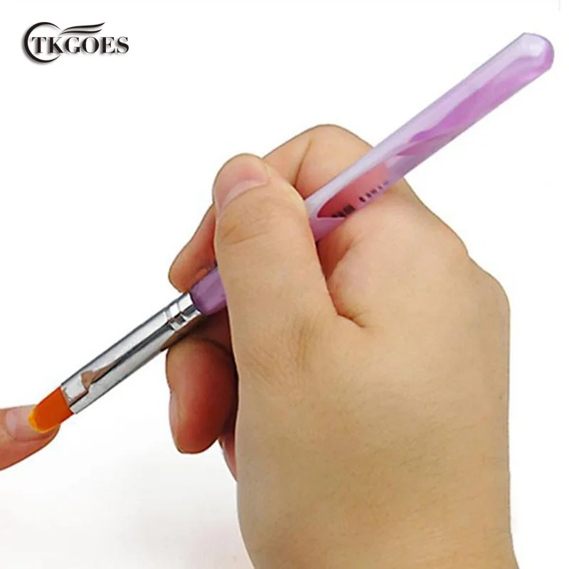 TKGOES 7 шт. в 1 новая акриловая Фотографическая ручка для рисования|painting brush pen|nail art