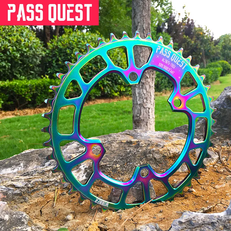 Pass Quest горная велосипедная круглая цепь 96BCD MTB велосипед шатун алюминиевая Звездочка титановое покрытие M7000/M8000/M9000 использование