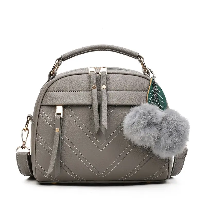 Дропшиппинг Для женщин Hairball украшения сумки вечерние кошелек дамы Crossbody на