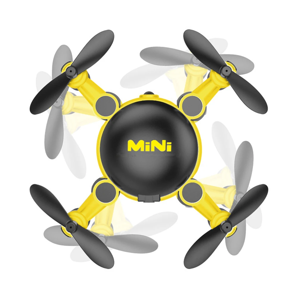 Мини складной Радиоуправляемый квадрокоптер Дрон 2 4G передатчик с