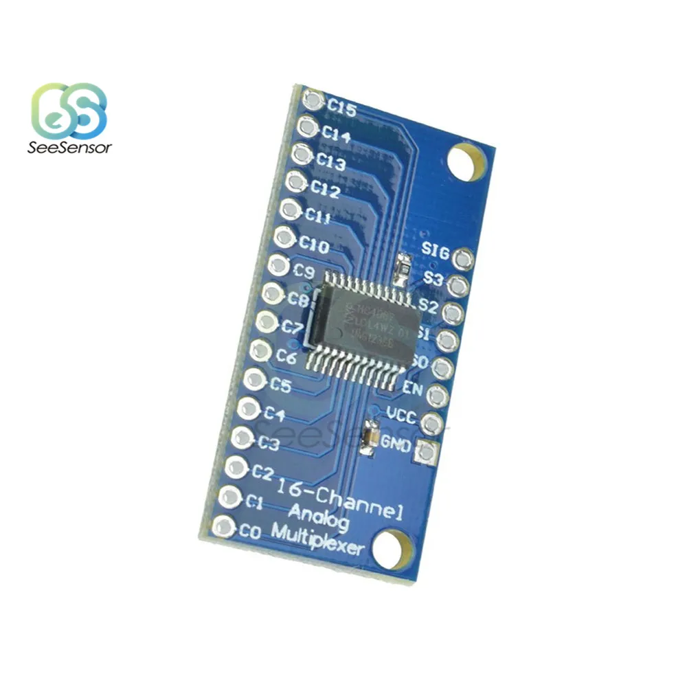 CD74HC4067 16 канальный с аналоговым и цифровым дисплеем мультиплексор коммутационная