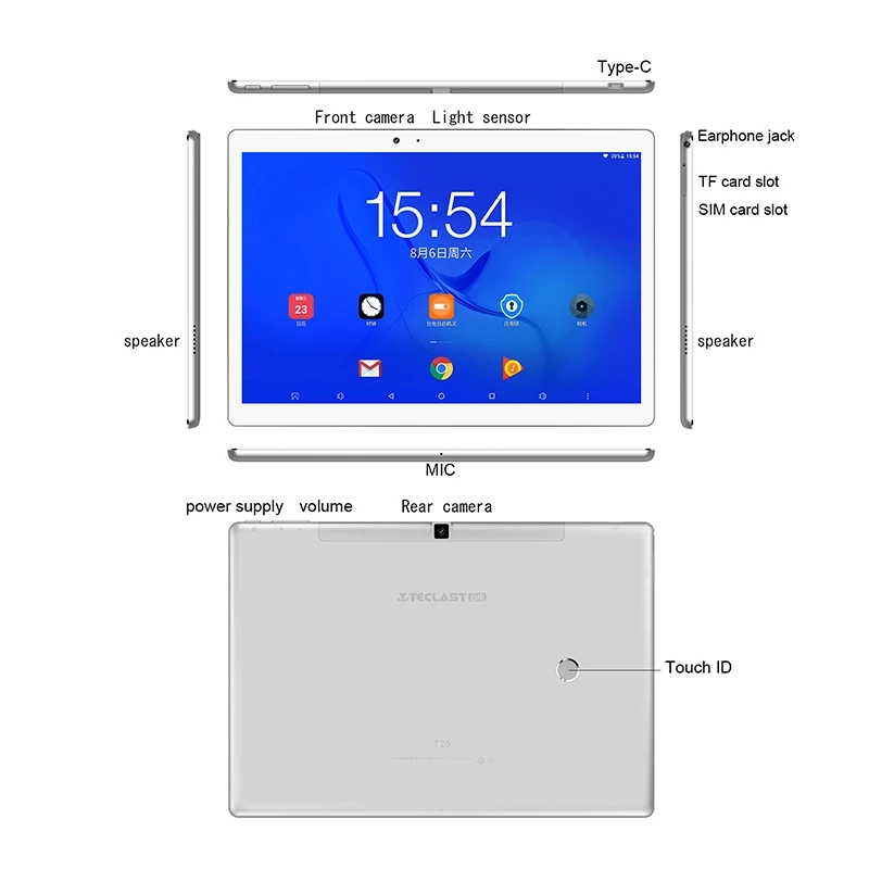 Teclast T20 Helio X27 Deca Core 4 Гб RAM 64G Dual 4G SIM Android 7 0 OS 10 1 дюймовый планшет|Планшеты| |