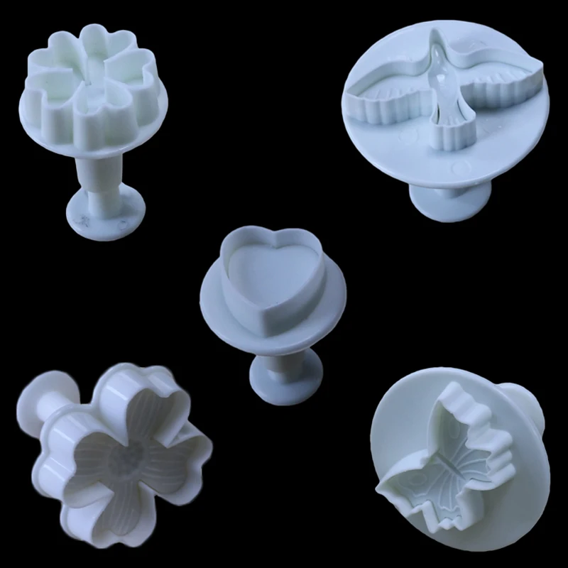 3 шт./компл. формы в форме сердца любовь шоколадная бабочка торт порезанная форма