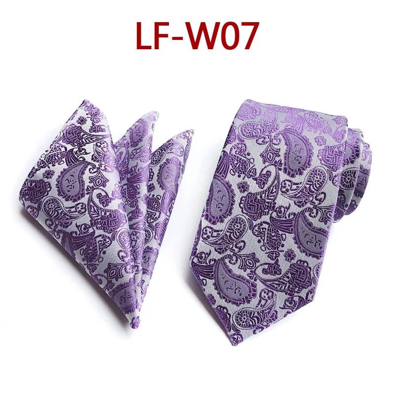 Классический мужской галстук Модный 8 см Широкий цветочный с пейсли комплекты