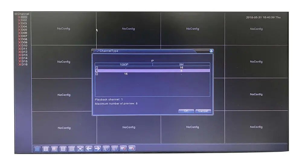 MISECU H.265 мини NVR Full HD реальный P2P 16CH/8CH 5MP 16CH 1080P видео рекордер детектор движения ONVIF для ip-камеры системы безопасности
