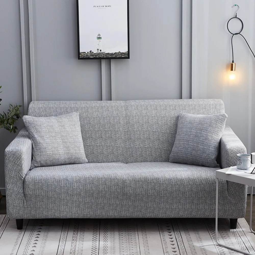 Стрейч диван крышка для Гостиная эластичность 1/2/3/4-Seater диван Чехол L-shape форме, благодаря чему создается ощущение невесомости с диване крышка угловой диван крышка