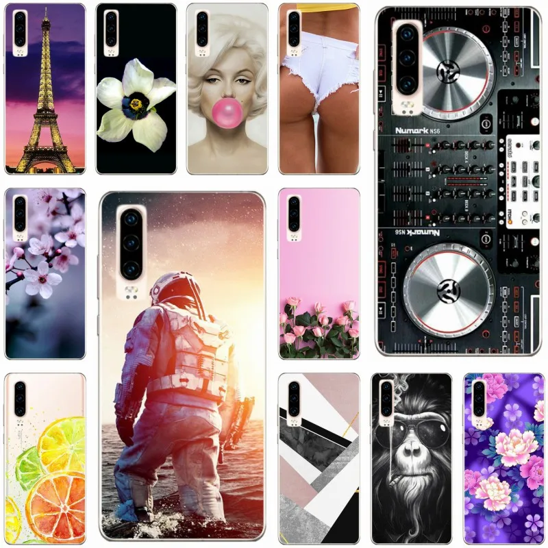 Мягкий Силиконовый ТПУ чехол для телефона Huawei P30 P30PRO Защитная куртка lite NOVA4E