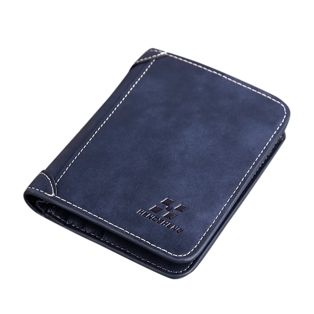 Dark blue Wowen Сумка на плечо, новинка, мужской кошелек, Ретро стиль, мульти-карта, модный бумажник, многофункциональный клатч, высокое качество, сумки,#916 - Цвет: Dark blue