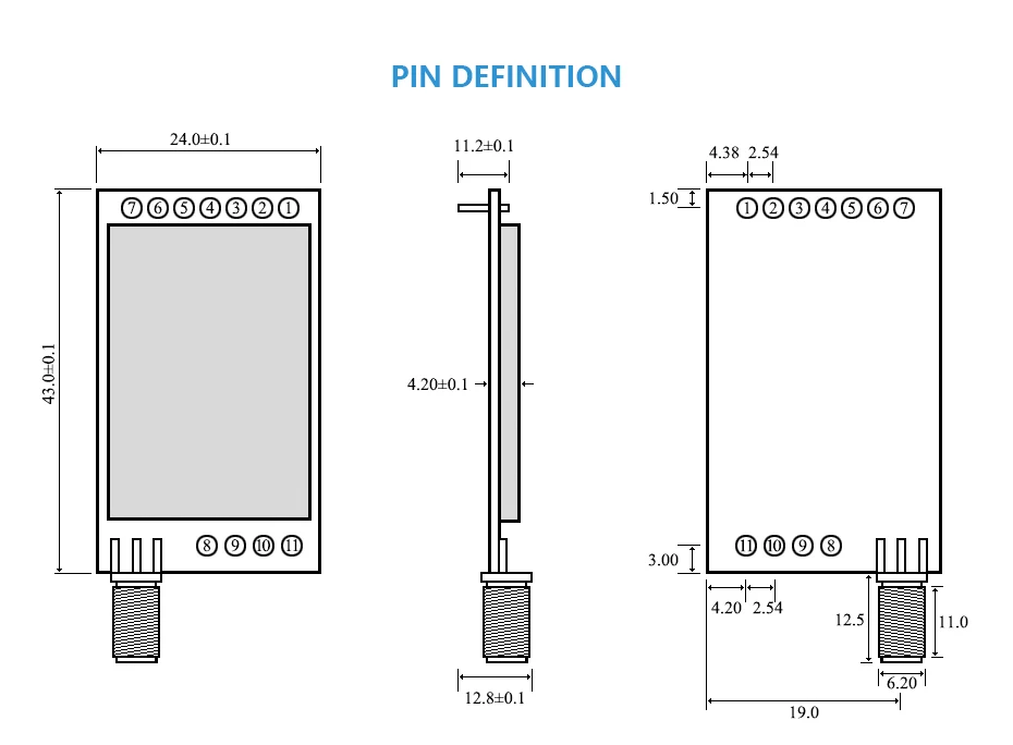 2 шт. LoRa 868 МГц SX1276 SX1278 передатчик и приемник РЧ модуль CDSENET E32-868T30D дальний 1 Вт UART приемопередатчик РЧ модуль