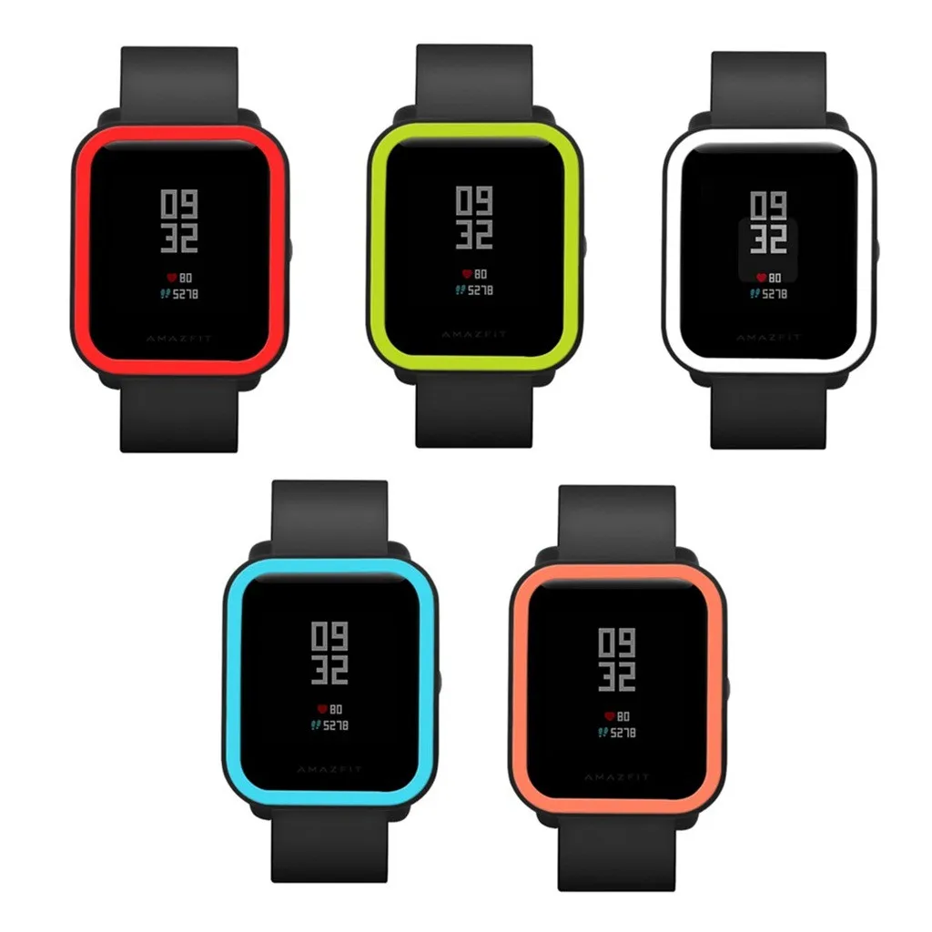 Рамка для смарт часов Amazfit Bip Youth защитный чехол тонкая цветная рамка