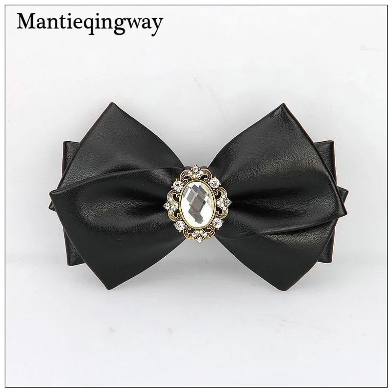 Mantieqingway Высокое качество 12*8 см ПУ Банкетный бабочкой для Для мужчин модные