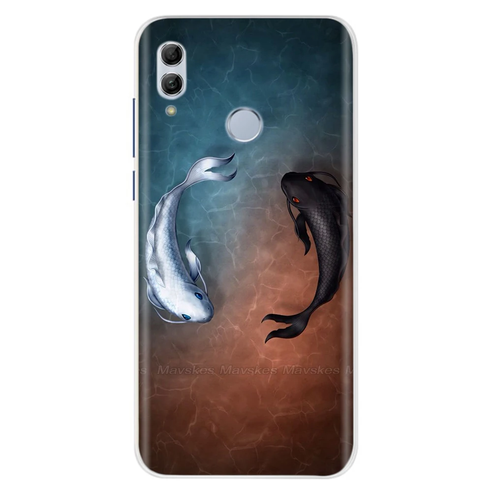 Чехол для Huawei Honor 10 Lite силиконовый чехол 6 21 дюйма мягкий из ТПУ honor coque hoesje funda чехлы