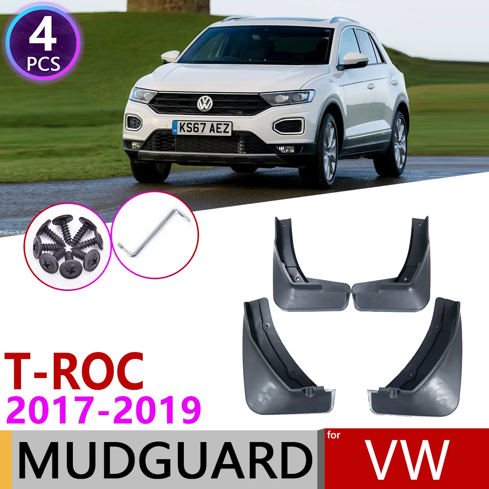 

for Volkswagen VW T-Roc TRoc T Roc 2017 2018 2019 Fender Mudguard Mudflap Mud Flaps Guard Splash Flap Mudguards Car Accessories