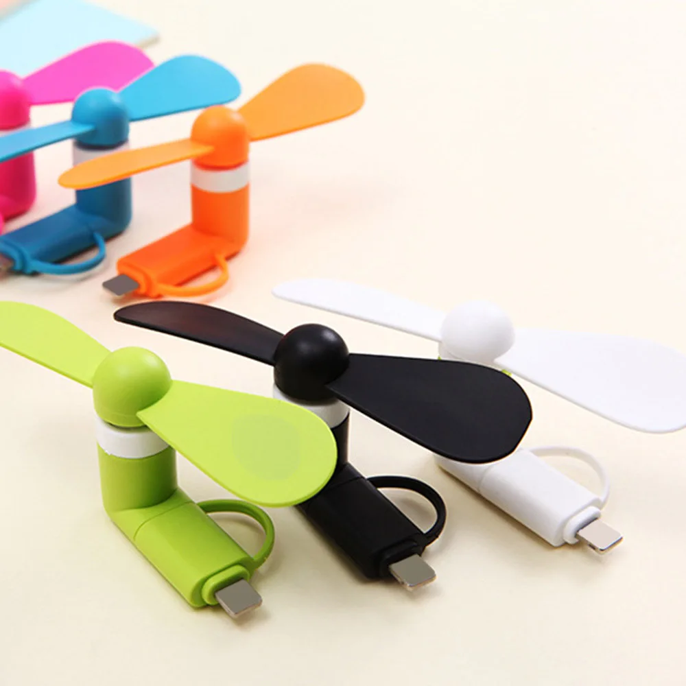 USB Летний Мини Электрический Вентилятор Кулер микро гаджет крутой 2 в 1 вентилятор