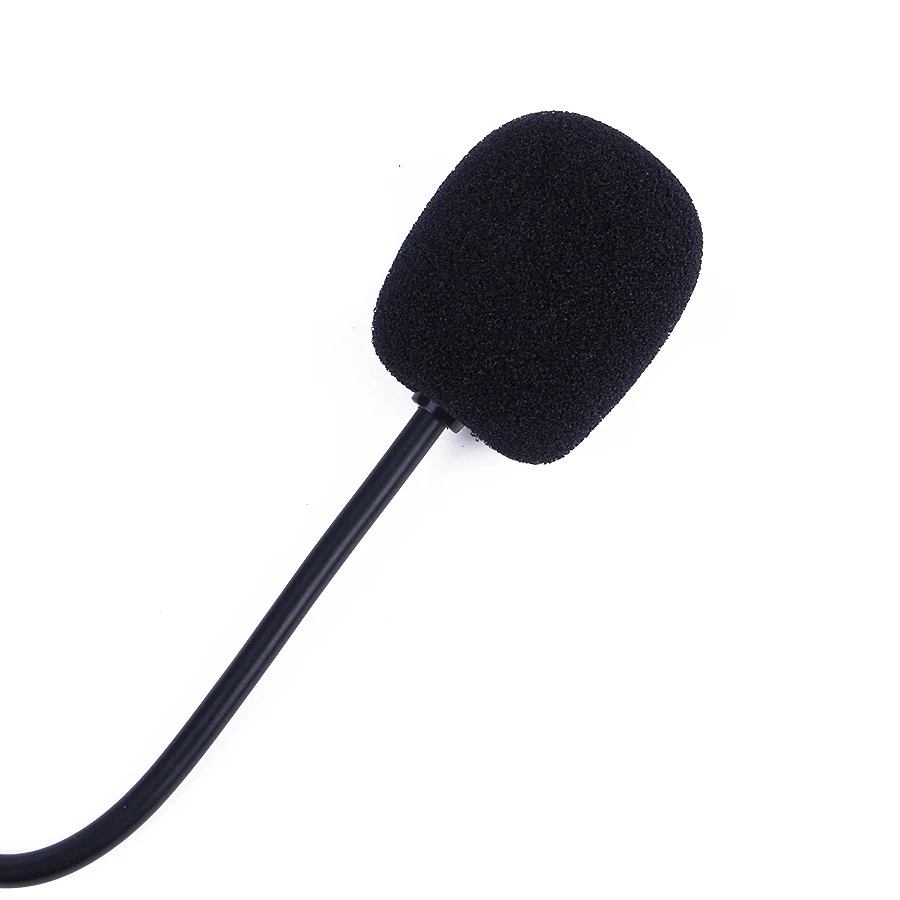 2 Pin Finger PTT Headset Walkie Talkie Motorcycle Helmet Microphone For Kenwood For Baofeng Retevis For TYT Two Way Radio