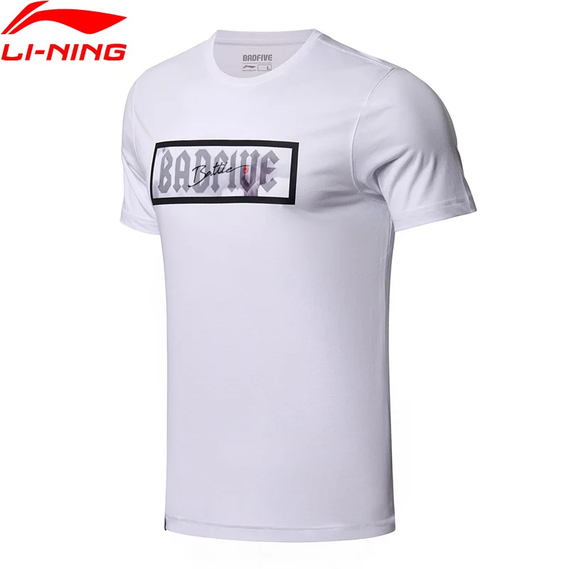 Мужская баскетбольная футболка Li Ning BAD FIVE дышащая с подкладкой из хлопка и