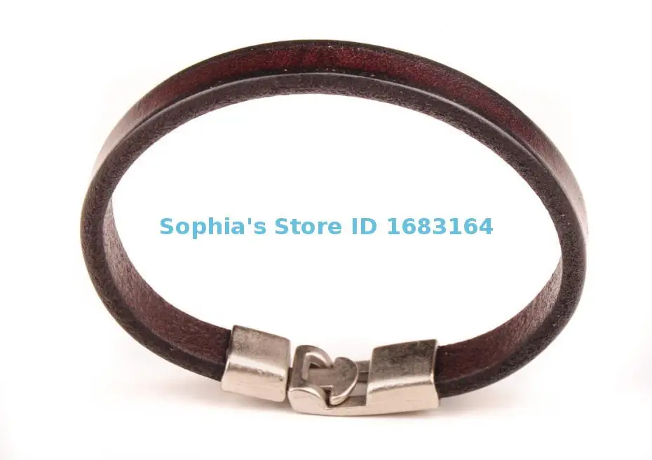 BL08 коричневая Новая мужская Тонкая однотонная кожаная фотобумага Новинка|bracelet