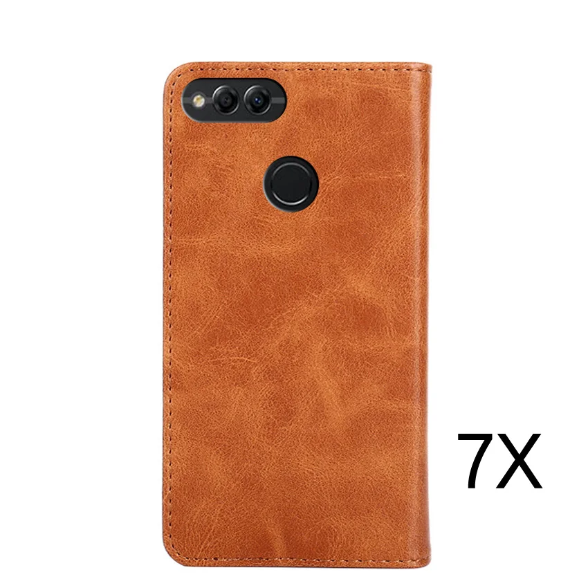 

Funelego Phone Case For Huawei Honor 6X 7X 8X 8C 8 8lite High Quality PU Leather Flip Kickstand Phone Bag Case With Card Slots
