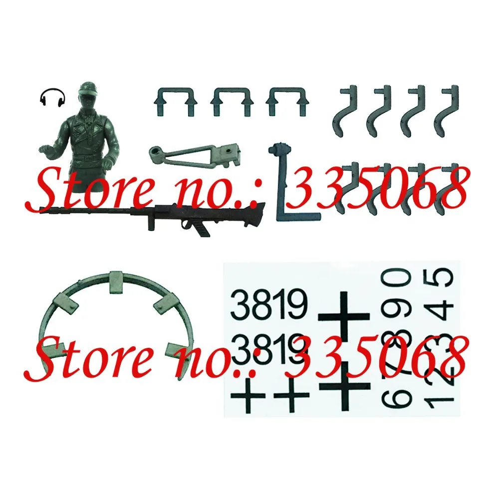 HENG LONG 3819/3819 1 RC Танк немецкая пантера 1/16 запасные части No. Аксессуар