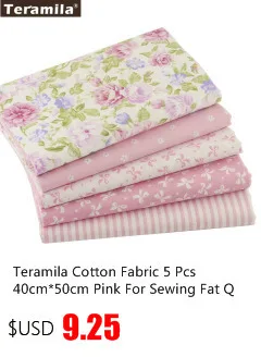 Teramila Cotton Fabric 25 Designs Animial Cartoon Patchwork Quilting Charm Packs Meter Home Textile Clothing Bedding