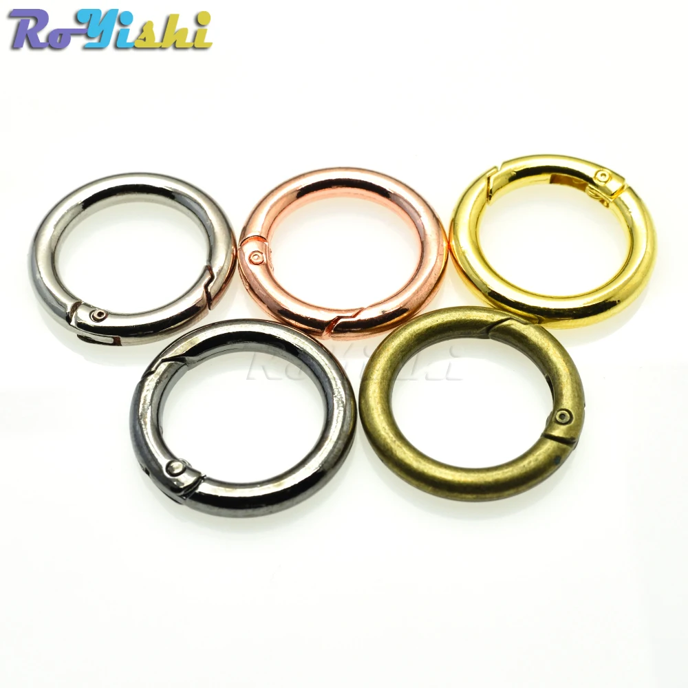 Spring Gate D O Ring Openable Keyring Leather Bag Belt Strap Dog Chain Buckle Snap Clasp Clip Trigger Parts Accessories | Дом и сад