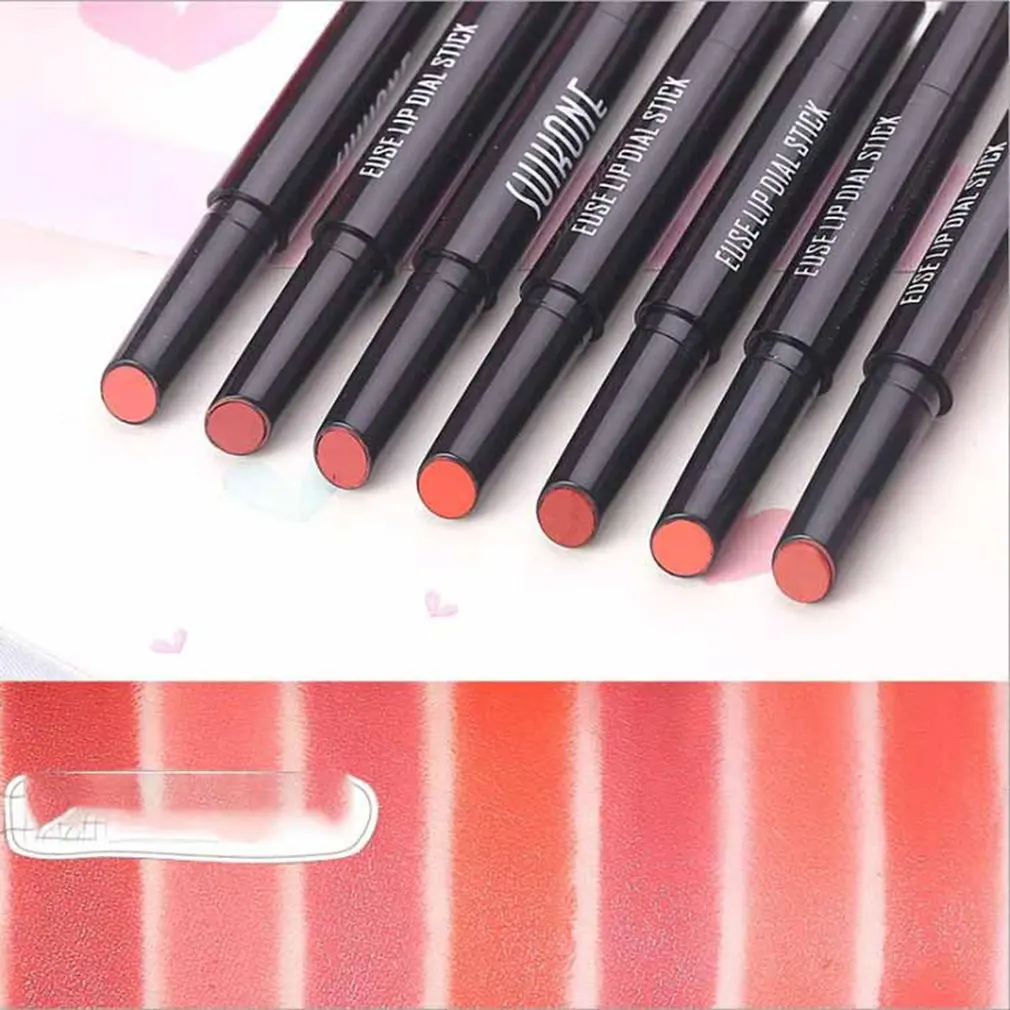 Матовая помада Водонепроницаемый гламурный блеск макияж металлик губ Gloss Stick