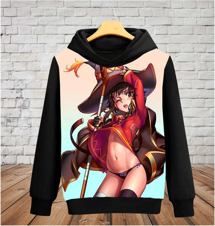 Толстовка kono subarashii sekai ni shukufuku wo megumin Аниме Косплей Костюм Пальто модная мужская