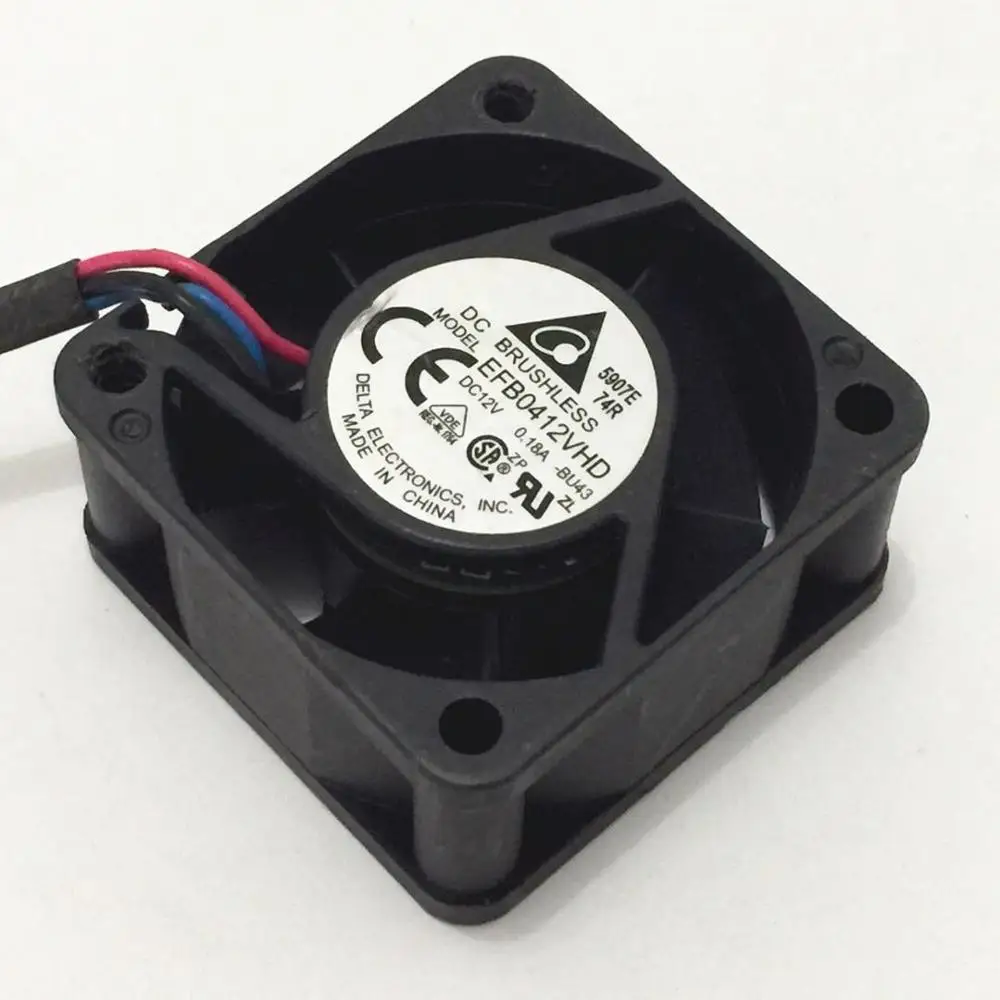 Охлаждающий вентилятор для сервера Delta Electronics EFB0412VHD BU43 12 В постоянного тока 0 18 А
