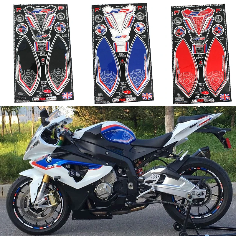Ручка бака защитный стикер на полную длину для BMW S1000RR 2009-2019 аксессуары мотоцикла