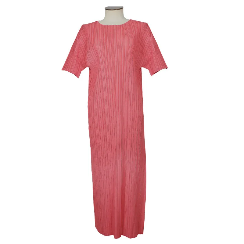 Женское плиссированное платье LANMREM Повседневное большого размера с Боковым