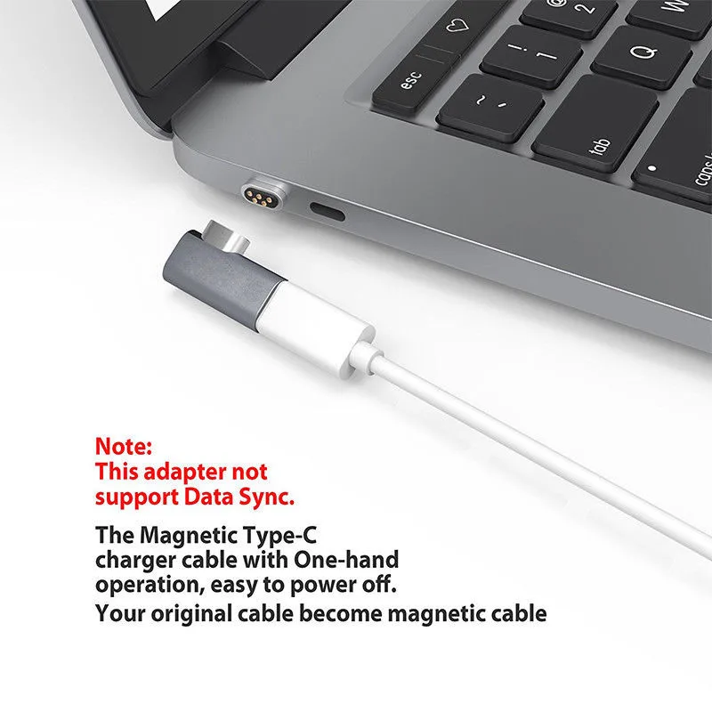 4.3A USB C Магнитный адаптер L Tip кабель преобразует в зарядный для Macbook Pro 2017/2016|usb c