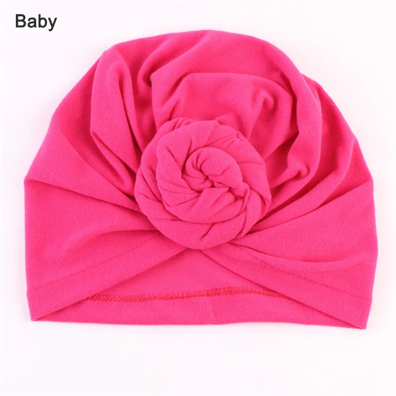 Baby Rose Комплект из 2 предметов, одинаковая шапка для всей семьи, для мамы и ребенка, спортивная шапка-тюрбан для йоги, Bebe Mommy, осенне-зимние шапки Gorros Para Beanies, реквизит для фотосессии - Цвет: Baby Rose