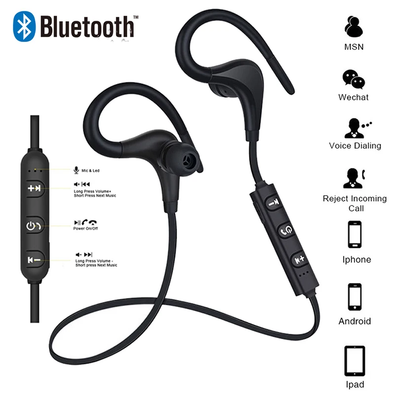 Модная Беспроводная bluetooth-гарнитура, беспроводной с наушным креплением, наушники, игровая гарнитура, спортивные наушники для IPhone, Millet