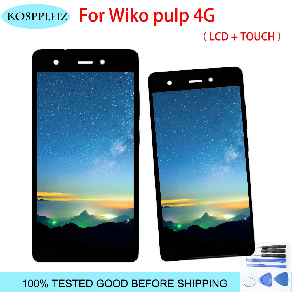 100% Протестировано Высокое качество для Wiko Pulp 4G ЖК дисплей + кодирующий