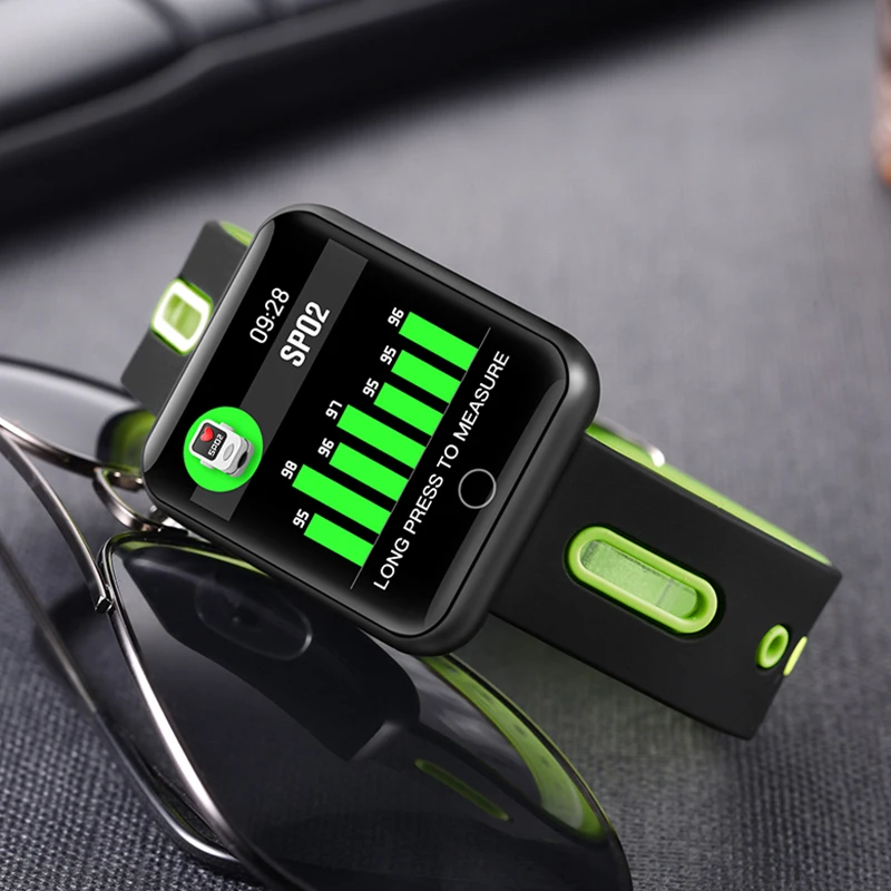 BINSSAW мужские и женские умные часы спортивные с шагомером Bluetooth большие цветные