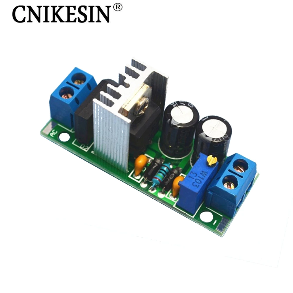 CNIKESIN DIY LM317 Регулируемый Модуль источник питания доска с выпрямителем ac/dc вход