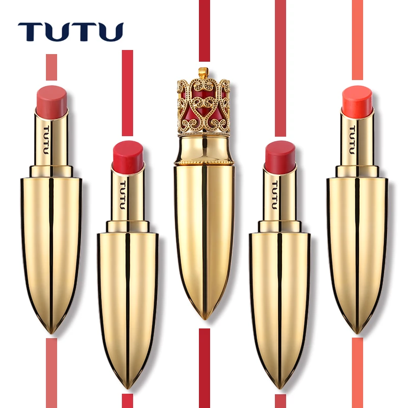 Пачка чистый кремовый люксовая помада золотая корона бархат матовый Помада