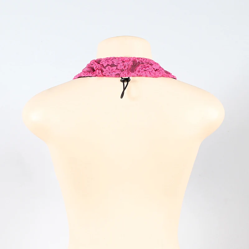 SIMPVALE пикантный кружевной шнурок трубчатые Топы для женщин без бретелей